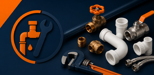 Plumbing tools and pipes